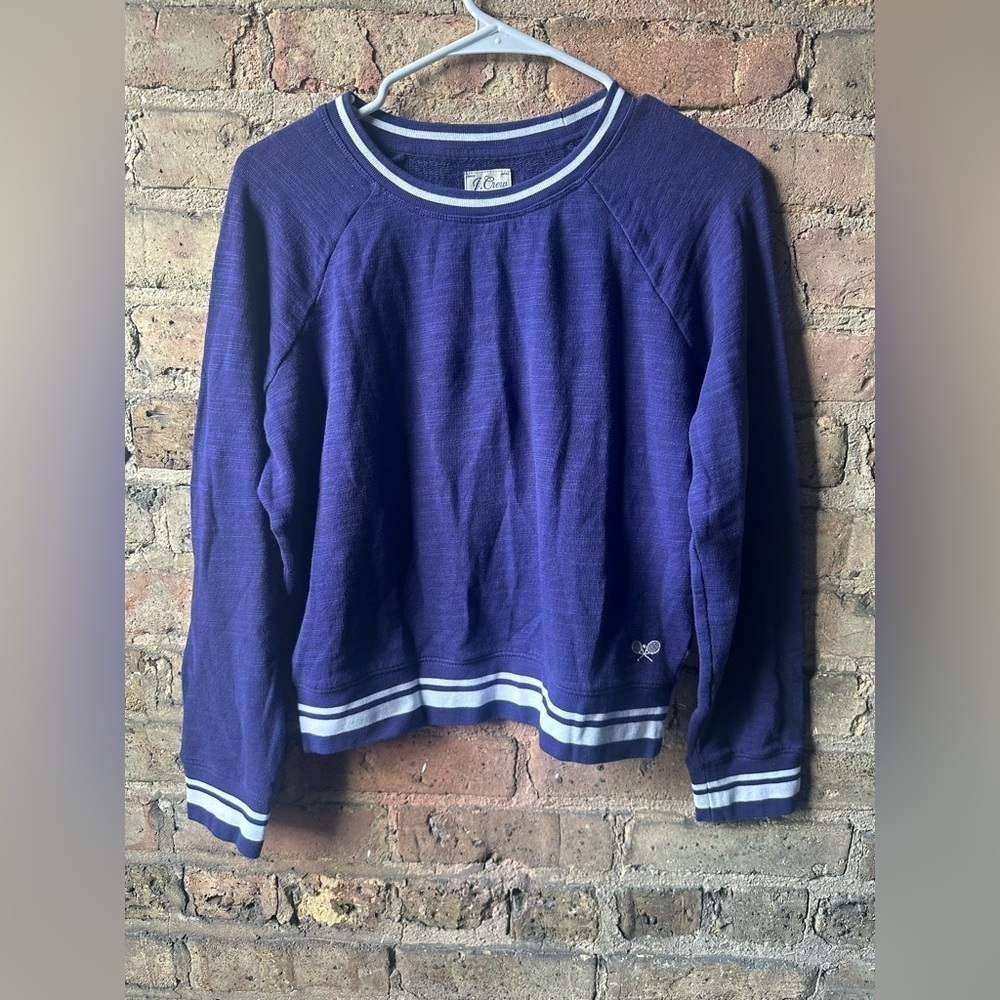 J. Crew Vintage Fleece in Rich Purple